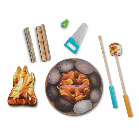 Melissa & Doug Let's Explore Campfire S'mores Play Set - Image 4
