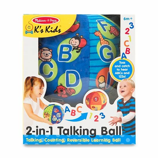 Melissa & Doug K's Kids 2-in-1 Talking Ball