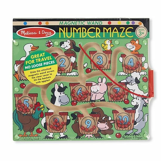 Melissa & Doug Magnetic Number Maze - Image 3