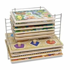 Melissa & Doug Deluxe Wire Puzzle Rack