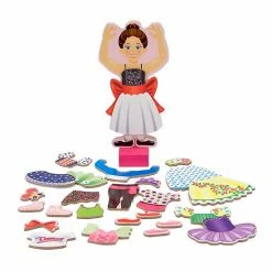 Melissa & Doug Nina Ballerina Magnetic Dress-Up Set