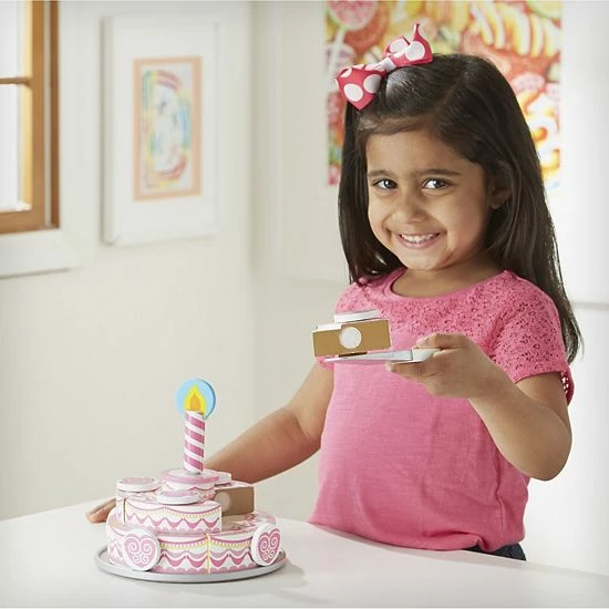 Melissa & Doug Triple-Layer Party Cake - Image 3