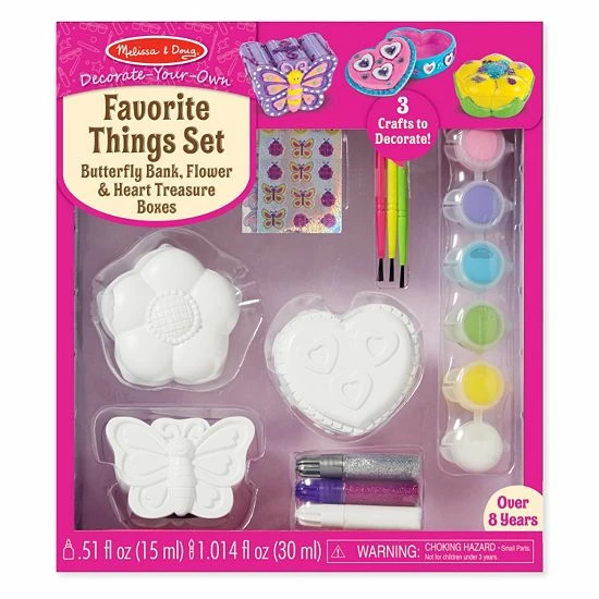 Melissa & Doug Decorate-Your-Own Favorite Things Craft Set - Image 2