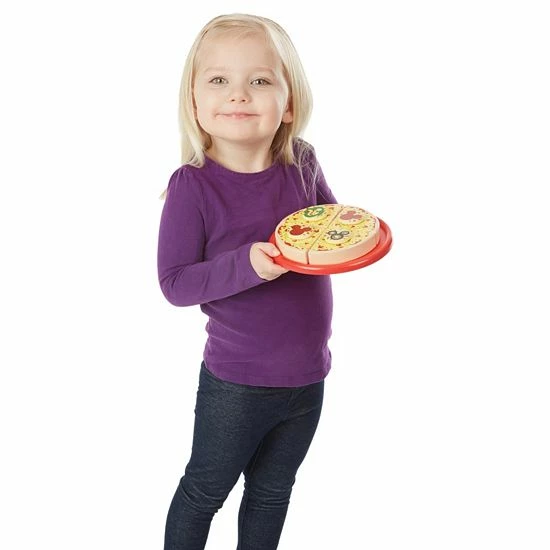 Disney's Mickey Mouse Wooden Pizza & Birthday Cake Set By Melissa & Doug - Image 5