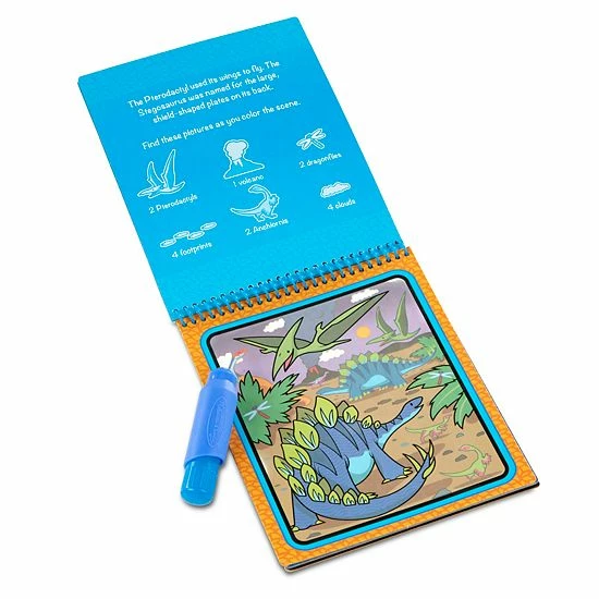 Melissa & Doug On The Go Water Wow! Color With Water Activity Pad 3-Pack - Sports, Dinosaurs & Vehicles - Image 6
