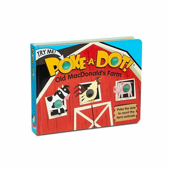 Melissa & Doug Children's Book - Poke-a-Dot: Old MacDonald's Farm