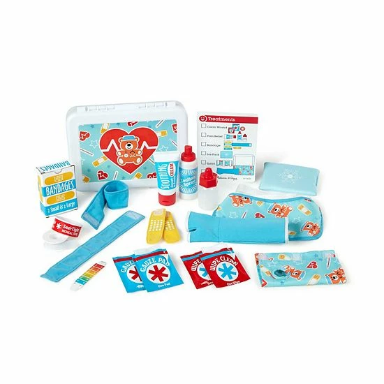 Melissa & Doug Get Well First Aid Kit Play Set With 25 Toy Pieces - Image 3