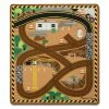 Melissa & Doug Round The Site Construction Truck Rug Play Set