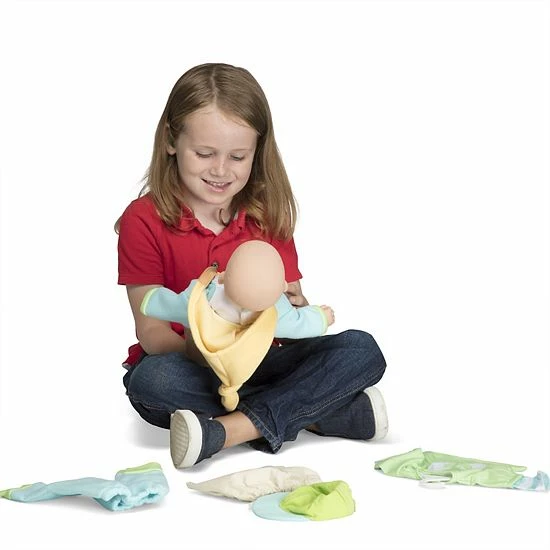 Melissa & Doug Mine To Love Mix & Match 6-Piece Playtime Doll Clothes For 12"-18" Unisex Dolls - Image 2