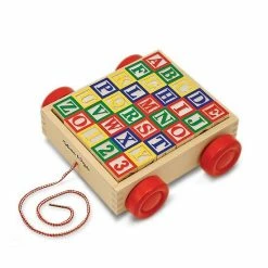 Melissa & Doug ABC Block Cart