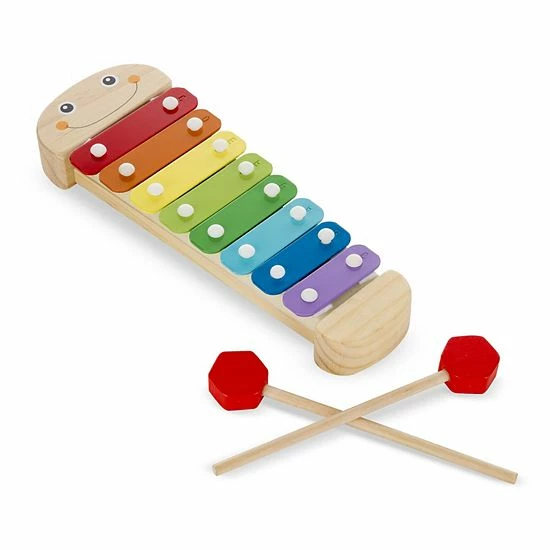 Melissa & Doug Wooden Caterpillar Xylophone - Image 2