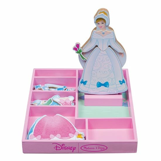 Disney's Cinderella, Belle & Rapunzel Magnetic Dress Up Bundle By Melissa & Doug - Image 2