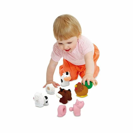 Melissa & Doug Pop Blocs Farm Animals - Image 2