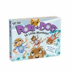 Melissa & Doug Children's Book - Poke-a-Dot: 10 Little Monkeys