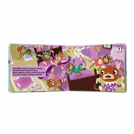 Melissa & Doug Children's Book - Poke-a-Dot: 10 Little Monkeys - Image 7