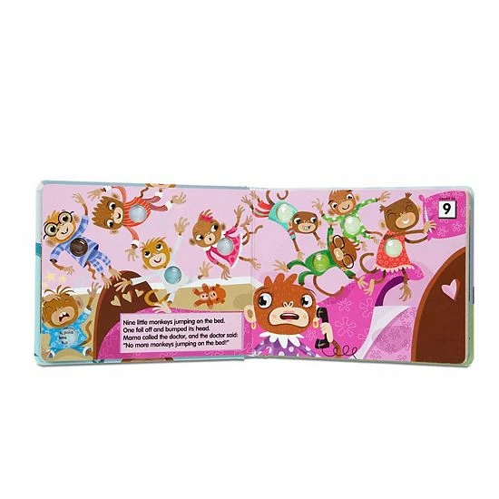 Melissa & Doug Children's Book - Poke-a-Dot: 10 Little Monkeys - Image 8