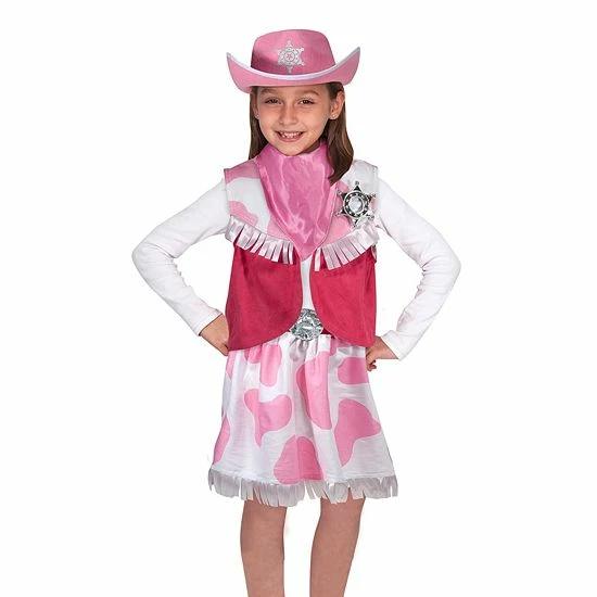 Melissa & Doug Cowgirl Role Play Costume