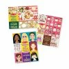 Sweets & Treats, Make-a-Face Fashion And Make-a-Meal Sticker Pad Bundle By Melissa & Doug