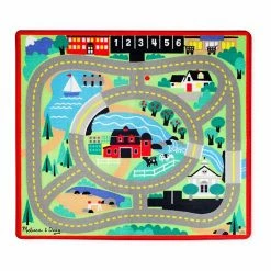 Melissa & Doug Round The Town Road Rug