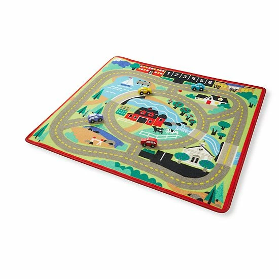 Melissa & Doug Round The Town Road Rug - Image 7