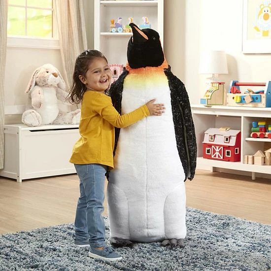 Melissa & Doug Giant Lifelike Plush Emperor Penguin - Image 2