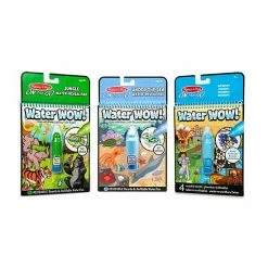 Melissa & Doug On The Go Water Wow! Color With Water Activity Pad 3-Pack - Jungle, Under The Sea & Adventure