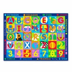 Melissa & Doug Jumbo 58" X 79" ABC-123 Rug