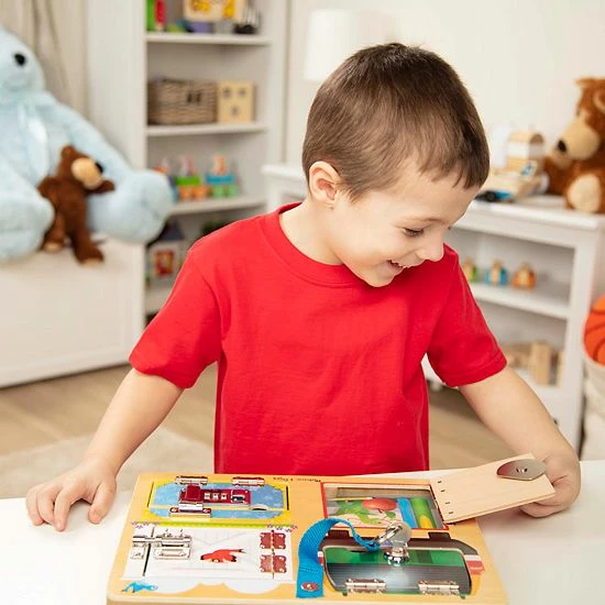 Melissa & Doug Locks & Latches Board - Image 2