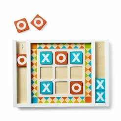 Melissa & Doug Wooden Tic-Tac-Toe Board Game