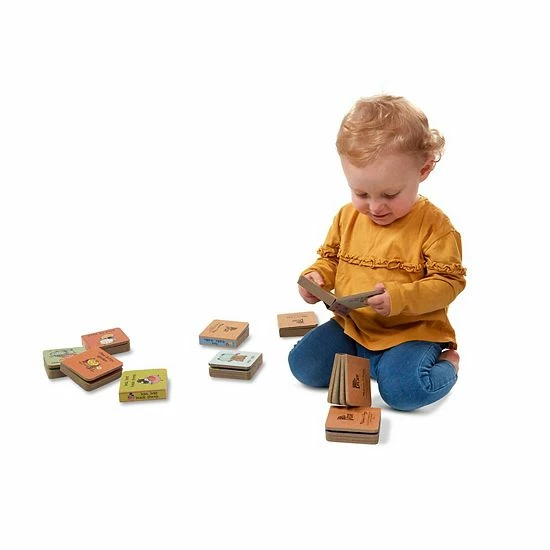Melissa & Doug Children's Book - Natural Play Book Tower: Little Nursery Books - Image 3