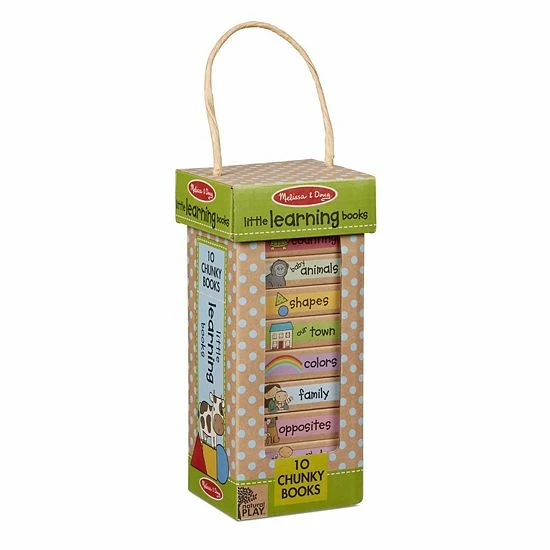 Melissa & Doug Children's Book - Natural Play Book Tower: Little Learning Books - Image 3