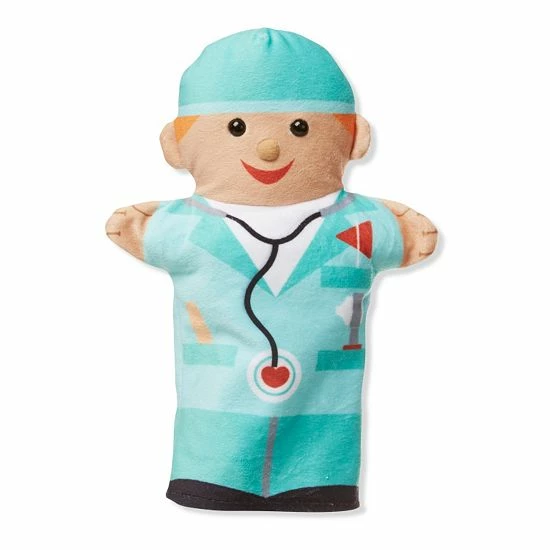 Melissa & Doug Jolly Jobs Hand Puppets - Image 2