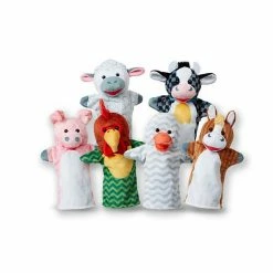Melissa & Doug Barn Buddies Hand Puppets Set