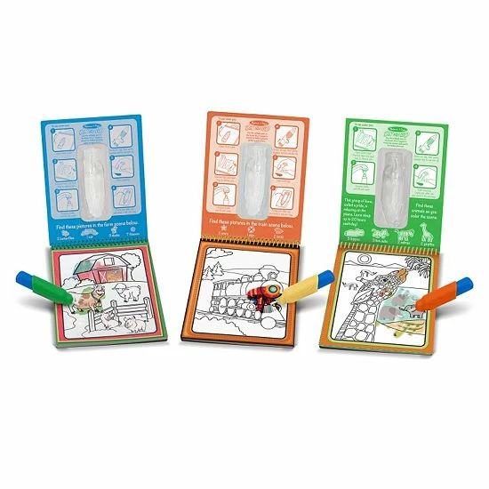 Melissa & Doug Water Wow On-the-Go Vehicles, Animals & Safari Bundle - Image 2