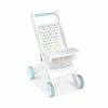 Melissa & Doug Mine To Love Wooden Play Stroller For Dolls, Stuffed Animals - White