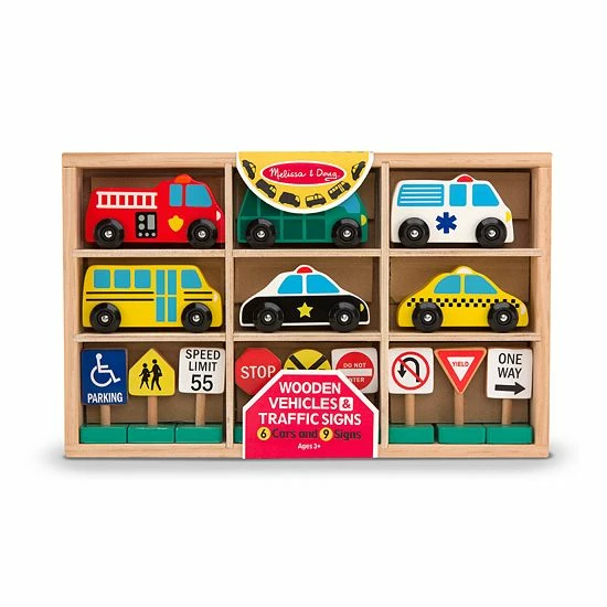 Melissa & Doug Vehicles & Traffic Signs