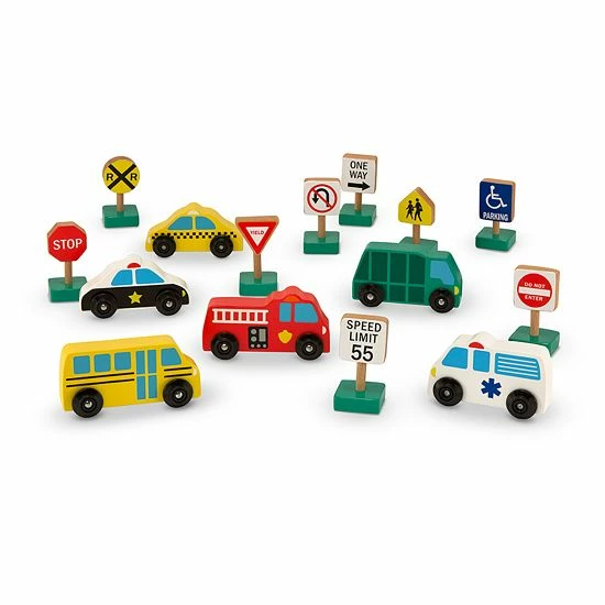 Melissa & Doug Vehicles & Traffic Signs - Image 2