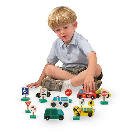 Melissa & Doug Vehicles & Traffic Signs - Image 3