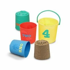 Melissa & Doug Seaside Sidekicks 4-pc. Nesting Pails Set
