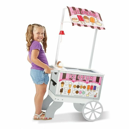 Melissa & Doug Snacks & Sweets Food Cart - Image 3