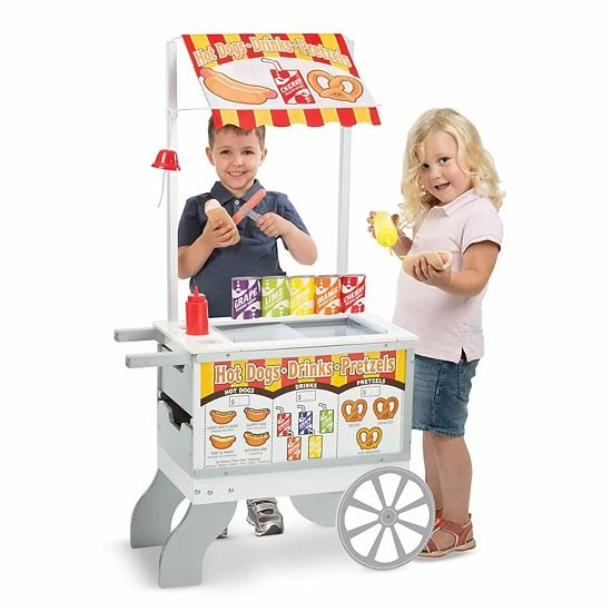 Melissa & Doug Snacks & Sweets Food Cart - Image 5