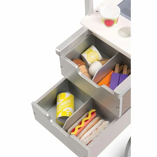 Melissa & Doug Snacks & Sweets Food Cart - Image 7