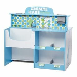 Melissa & Doug Animal Care Veterinarian And Groomer Wooden Activity Center