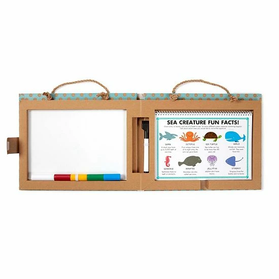 Melissa & Doug Natural Play: Play, Draw, Create Reusable Drawing & Magnet Kit - Ocean - Image 5