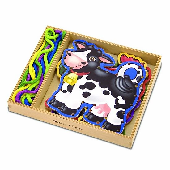 Melissa & Doug Farm Animals Lace And Trace Panels