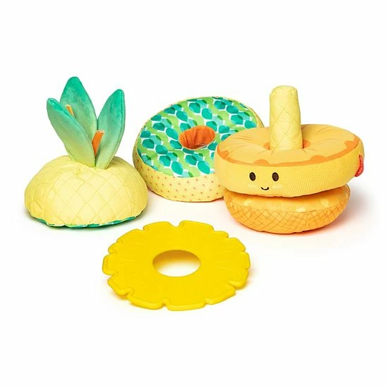 Melissa & Doug Pineapple Soft Stacker - Image 3