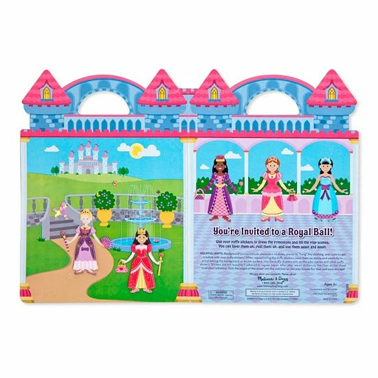 Dress-Up Princess & Mermaid Puffy Sticker Bundle By Melissa & Doug - Image 3