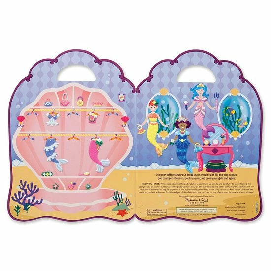 Dress-Up Princess & Mermaid Puffy Sticker Bundle By Melissa & Doug - Image 8