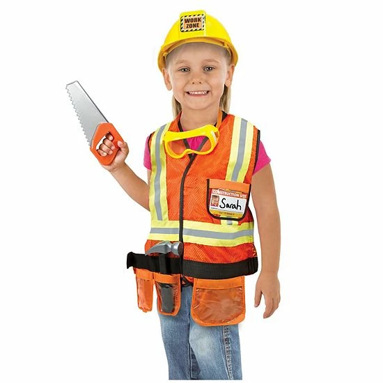 Melissa & Doug Construction Worker Costume - Kids - Image 3