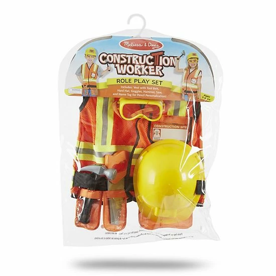 Melissa & Doug Construction Worker Costume - Kids - Image 5